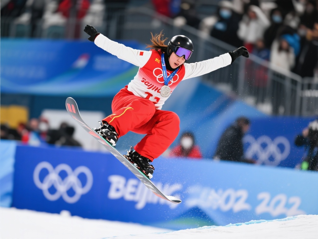 在自由式滑雪的赛场上，徐梦桃以她稳健的发